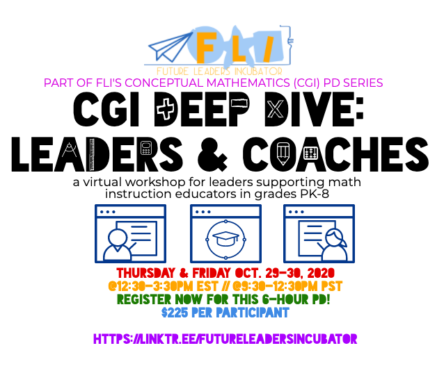 CGI Virtual Deep Dive: Developing As Math Leaders & Coaches | Future ...